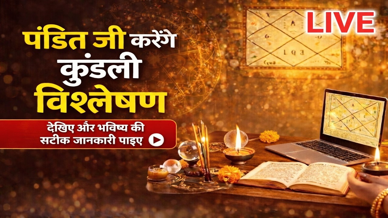 LIVE कुंडली विश्लेषण | पंडित जी बताएंगे आपका भविष्य | Kundali Analysis Live | Astrology Consultation
