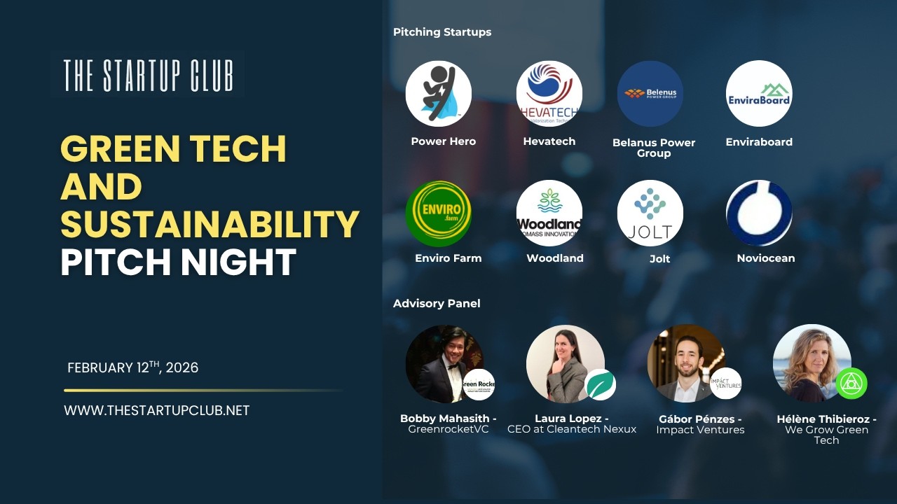 Green Tech and Sustainability Pitch Night