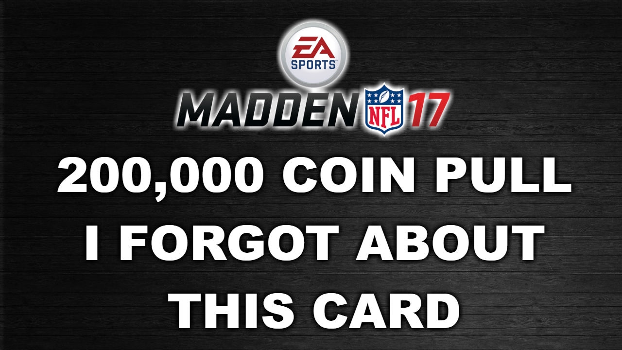 200K PULL!!! I FORGOT ABOUT THIS CARD | MUT 17 PACK OPENING