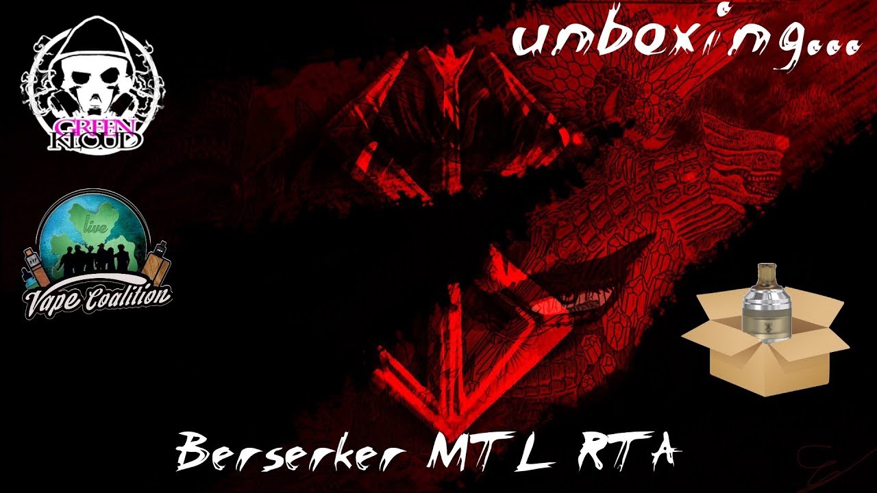 Распаковка BERSERKER MTL RTA by Vandy Vape & Alex from VapersMD