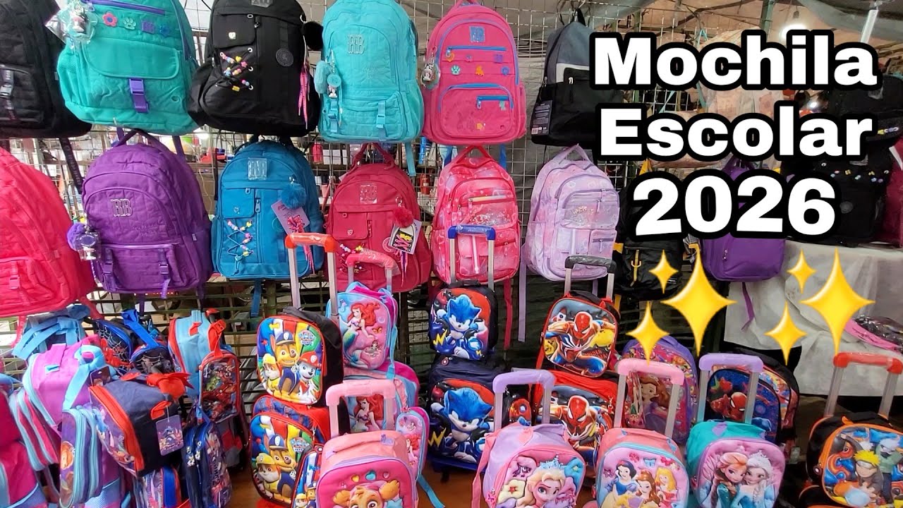 Preço de Mochila Escolar na Feira do Paraguai de Caruaru-Pe