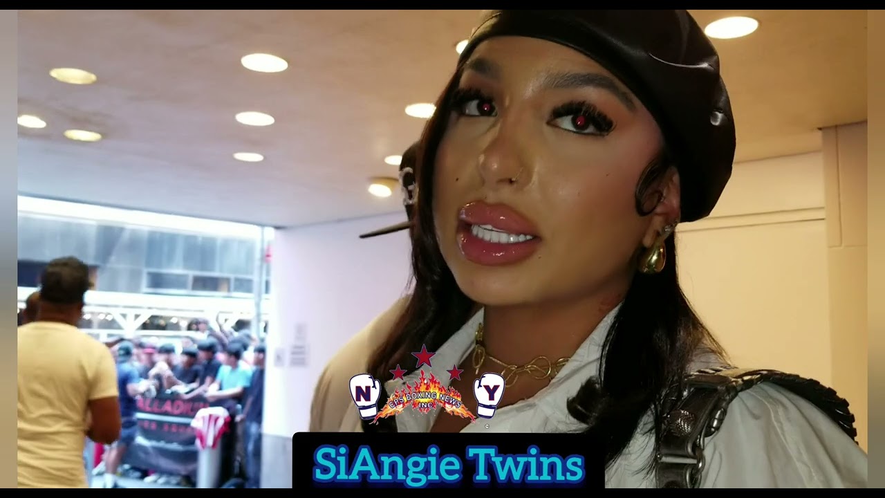 SiAngie Twins on Danny Garcia Vs Eris Landy lara Fight & Her Future Proyecs in Music
