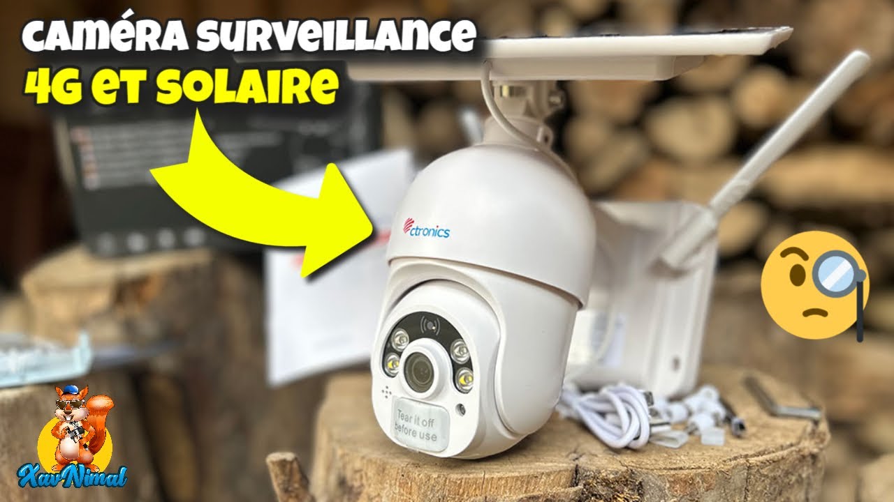 CAMéRA DE SéCURITé 4G avec panneau solaire 👀 CTRONICS