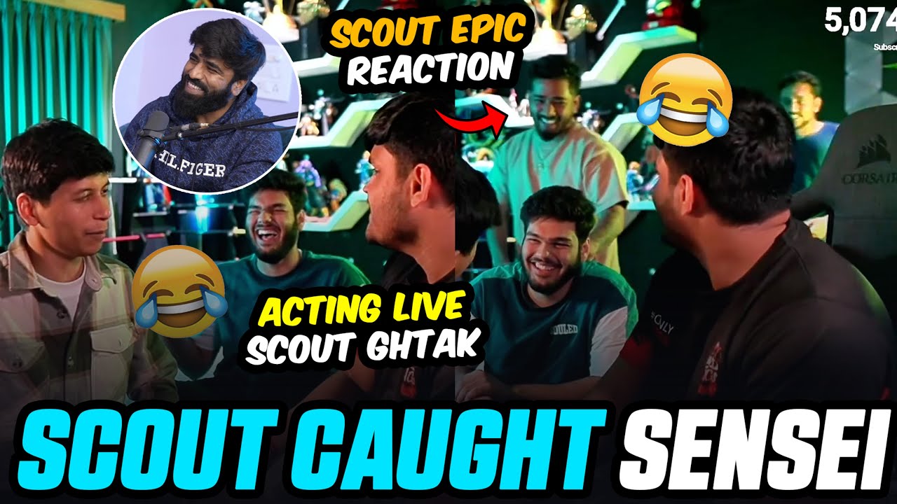 Scout Caught Sensei Acting as Scout Ghatak 😂🔥