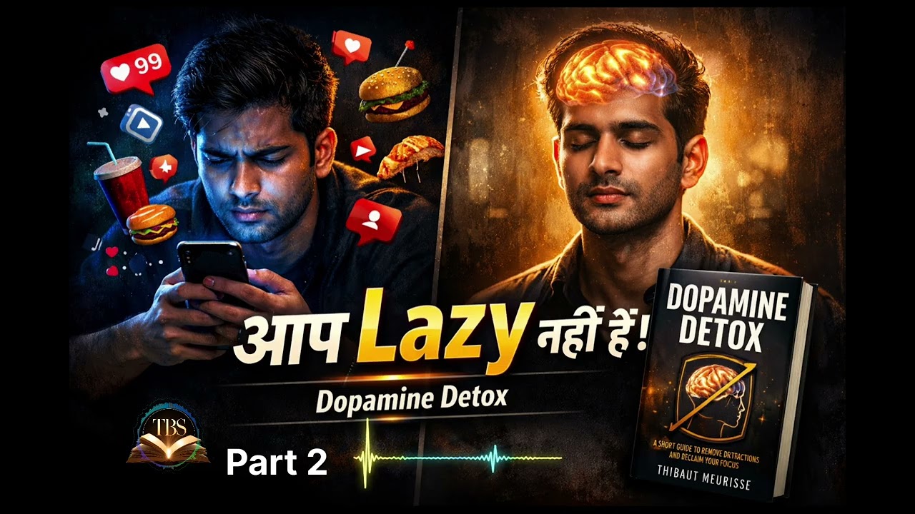 Distraction से Control तक | Dopamine Detox Hindi Summary