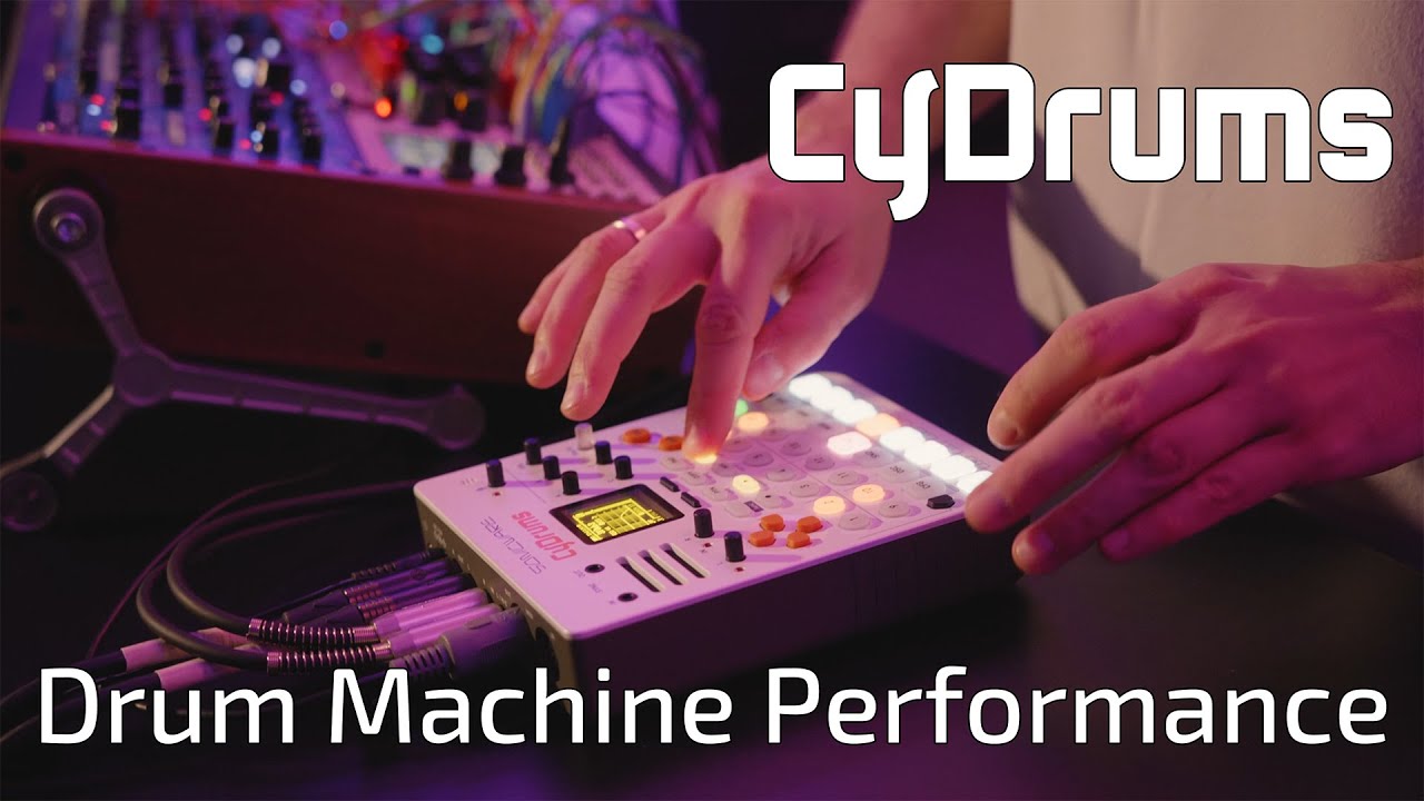 CyDrums | Expressive Drums Synthesizer [Drum Machine Performance by Kuba Sojka]
