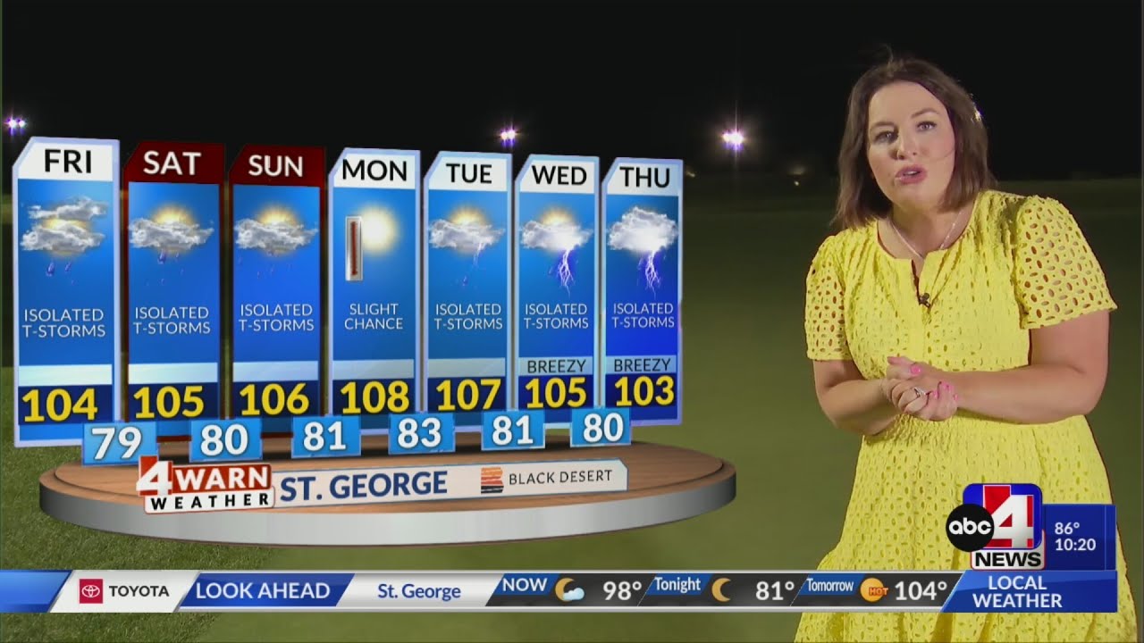 4Warn Weather with Chief Meteorologist Alana Brophy -- 10 p.m.