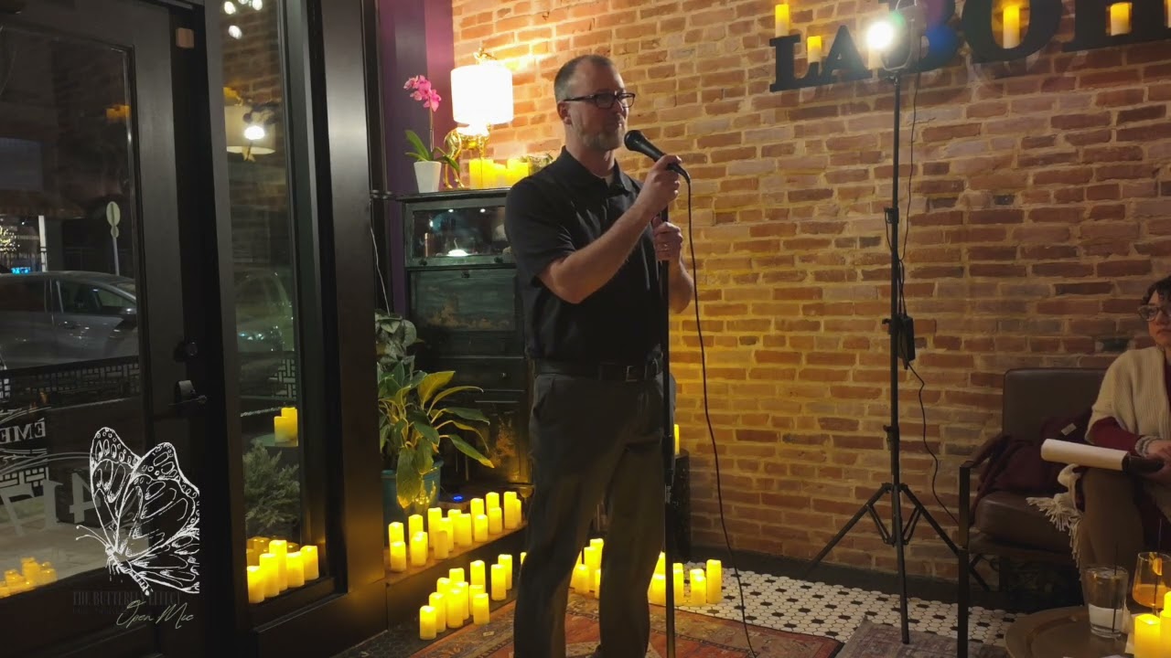 Robert Crister - The Butterfly Effect Spoken Word - Burlington, IA - Milan Production