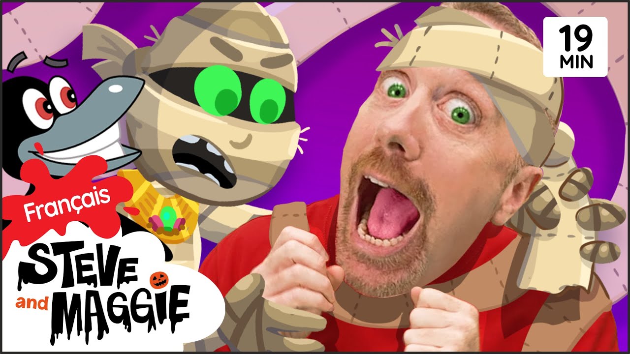 Le camion de glaces d'Halloween avec des monstres + pour les enfants de Steve et Maggie Français