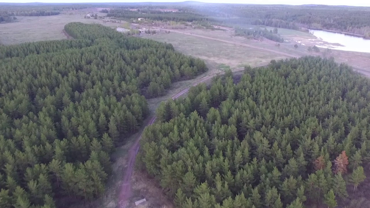 Город Макинск. Каменный карьер с высоты птичьего полета