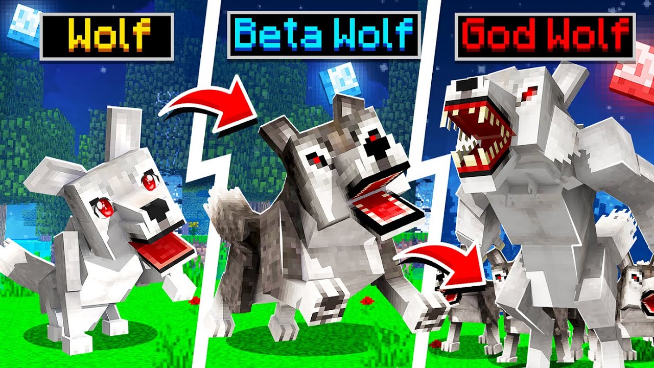 Эволюция ОБОРОТНЯ в БОГА ОБОРОТНЯ в MINECRAFT!