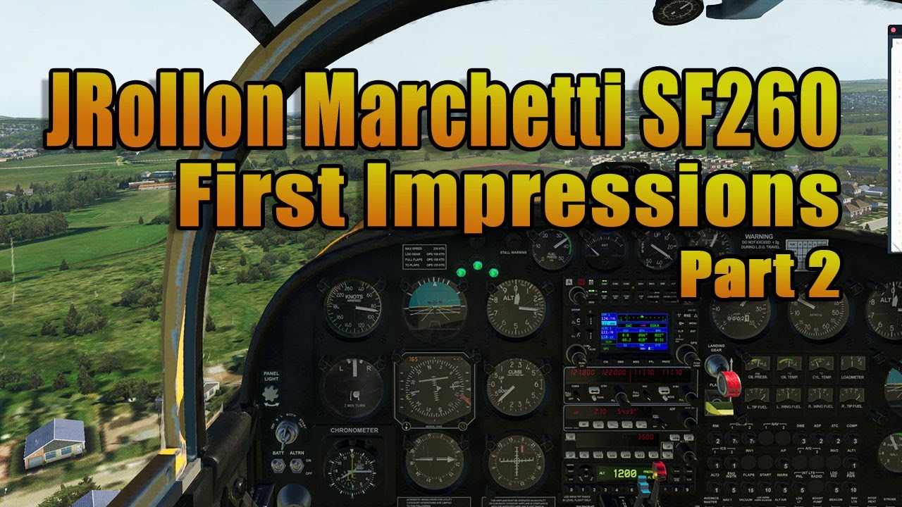 JROLLON MARCHETTI SF260 FIRST IMPRESSIONS PART 2
