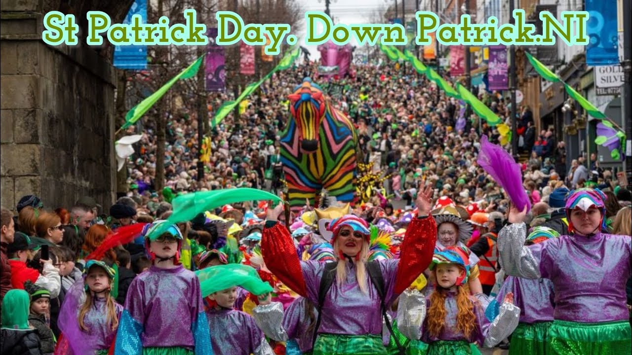 St.Patrick day,Down patrick Northern ireland UK,@sanovervlog3752