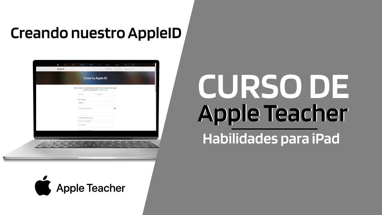 Curso Apple Teacher habilidades para iPad | Creando Nuestro AppleID