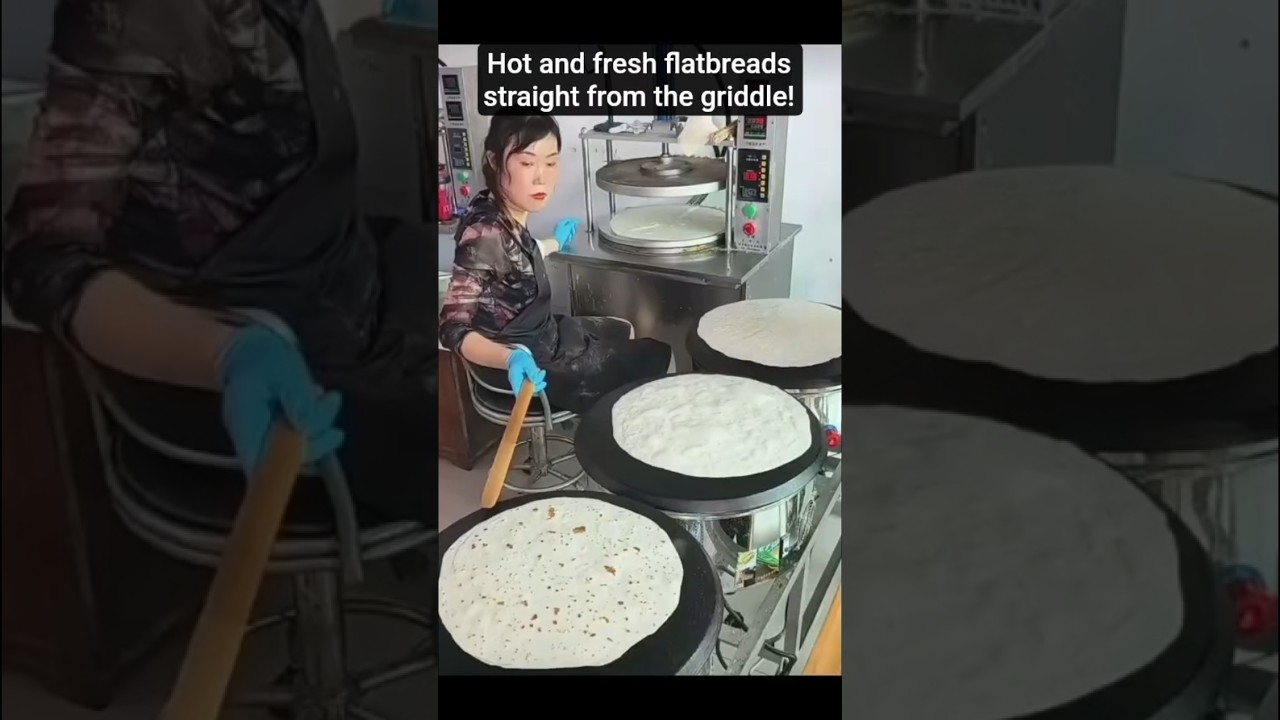 Fresh Flatbread Production