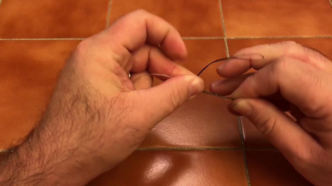 The Double Alberto Knot. For Braid to Fluorocarbon Line.
