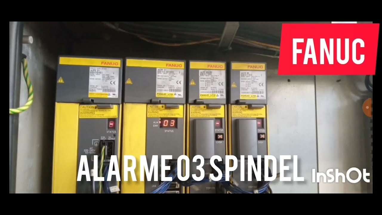Alarme 3 no Drive do Spindle. Resolva agora !!!!!!
