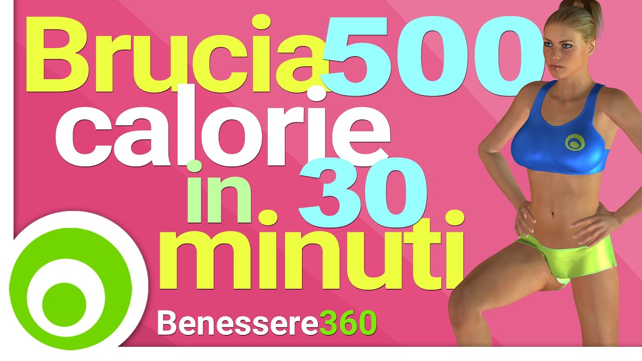 Brucia 500 Calorie in 30 Minuti a Casa - Allenamento Brucia Grassi per Dimagrire
