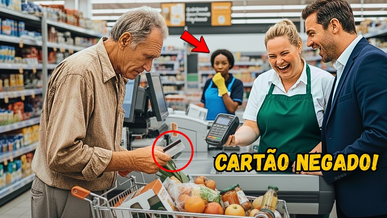 MILIONÁRIO DISFARÇADO TEM O CARTÃO NEGADO — ATÉ QUE A FAXINEIRA NEGRA FEZ O IMPENSÁVEL!
