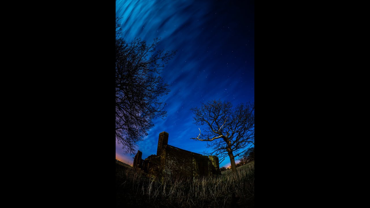 Elmley Nature Reserve Night Sky Time‑Lapse of the Old School House & Stars