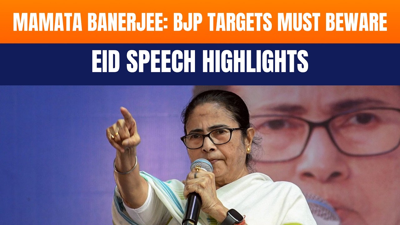 LIVE: Mamata Banerjee&rsquo;s Eid Speech in Kolkata: Targets BJP, Blesses Bengal & India