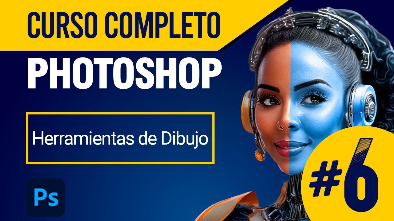▶︎ Herramientas de dibujo en Photoshop | Curso COMPLETO de Photoshop | LECCIÓN 06