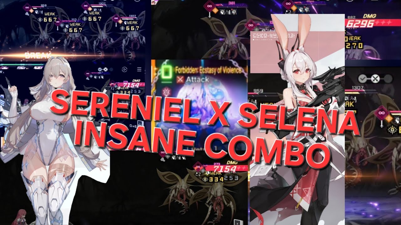 SERENIEL X SELENA Team Combo | Chaos Zero Nightmare 