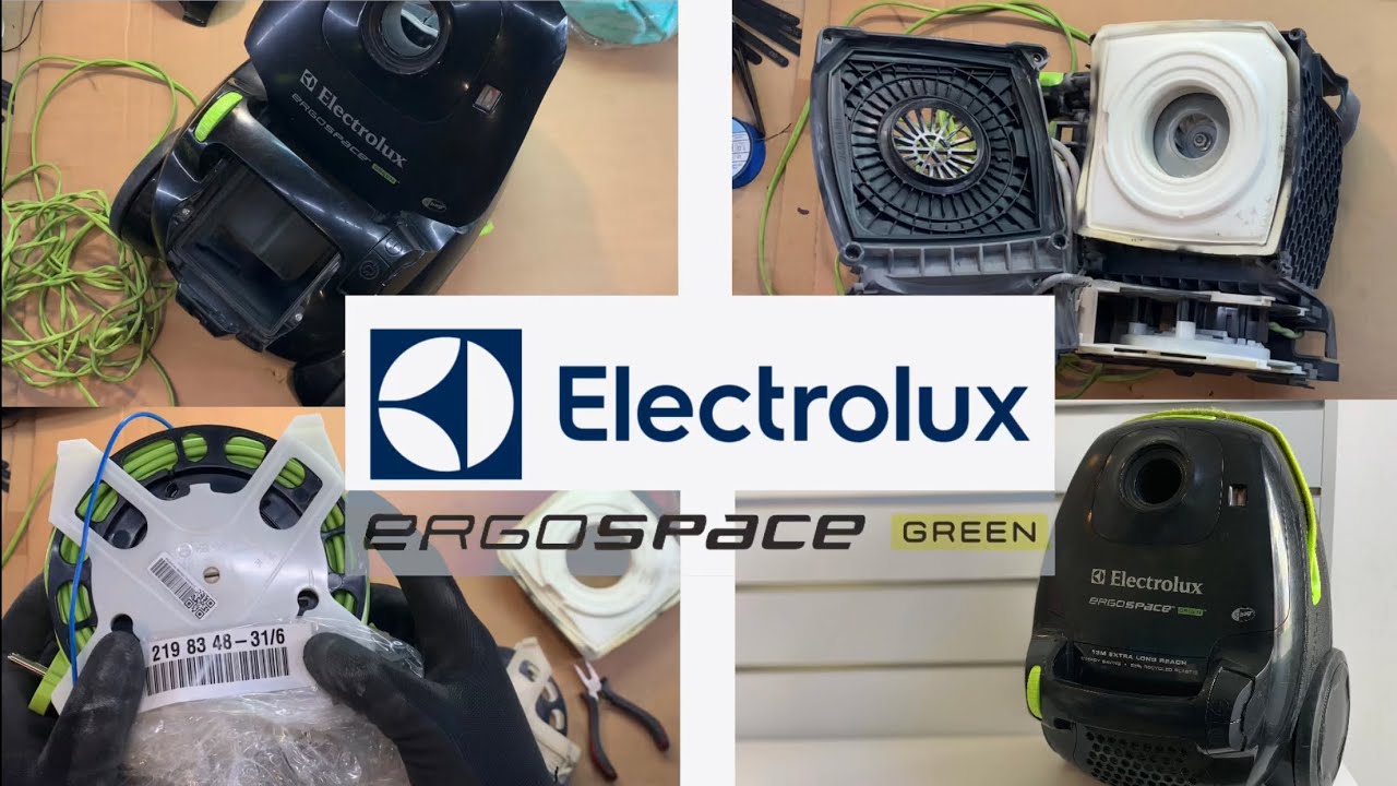 Electrolux ErgoSpace Cable Reel Replacement - GREEN ZEG301 Vacuum Cleaner