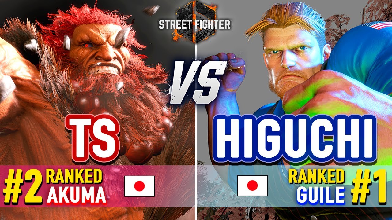 SF6 🔥 TS (#2 Ranked Akuma) vs Higuchi (#1 Ranked Guile) 🔥 SF6 High Level Gameplay