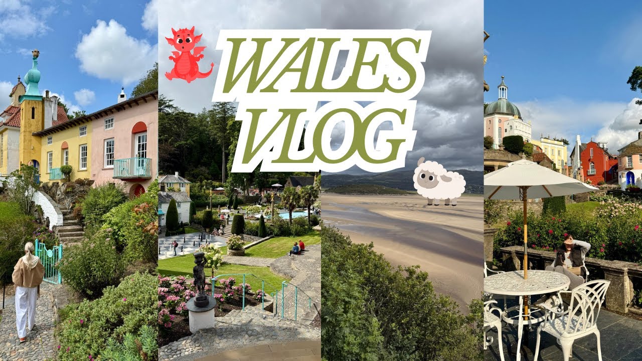 WALES VLOG - Portmeirion day trip | Nature | Shopping in Manchester
