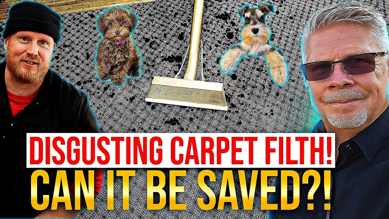 Incredibly DIRTY Blue Commercial Carpet! Will it be a problem to Clean?