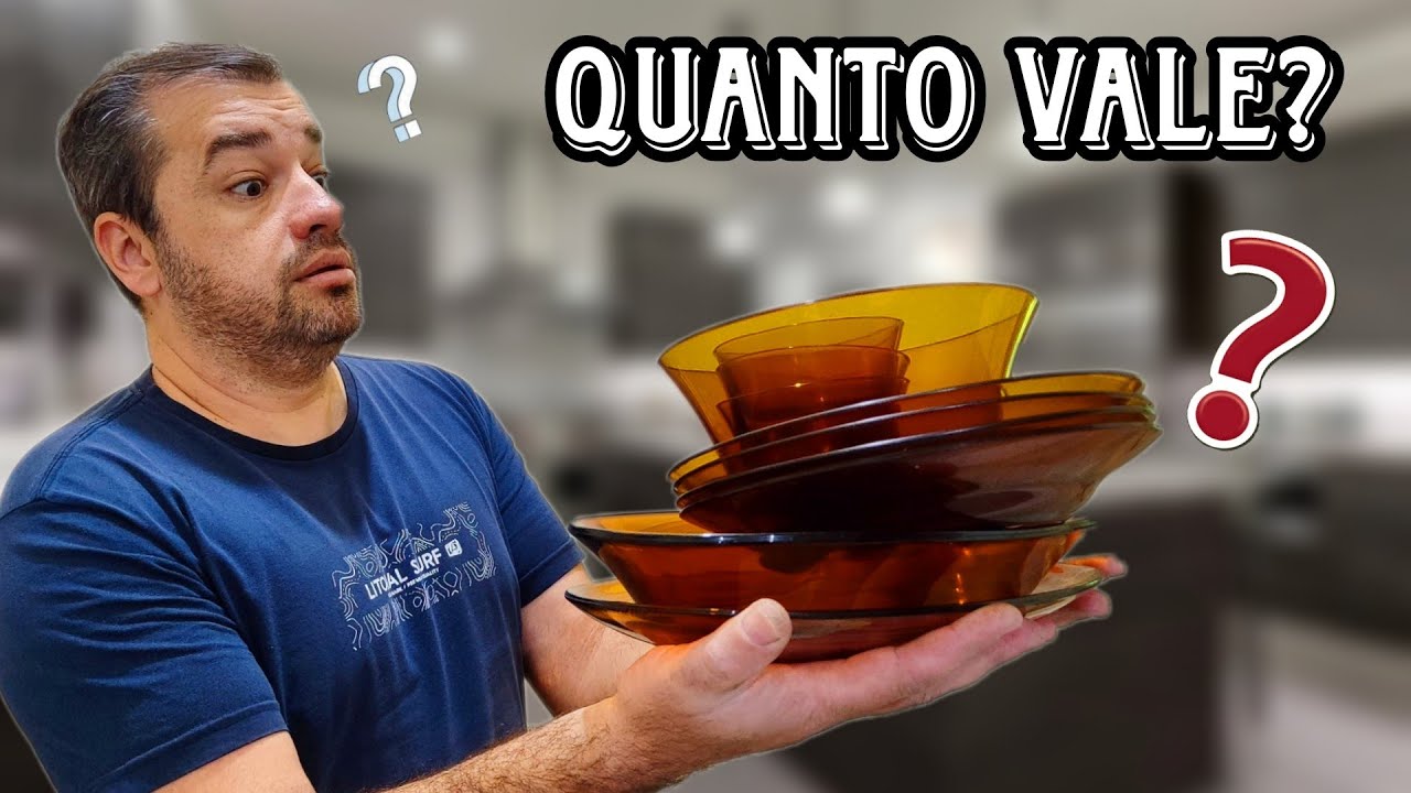 Pratos Duralex Antigos, Quanto valem, para quem vender, Tire as d&uacute;vidas sobre lou&ccedil;as marrom Duralex 