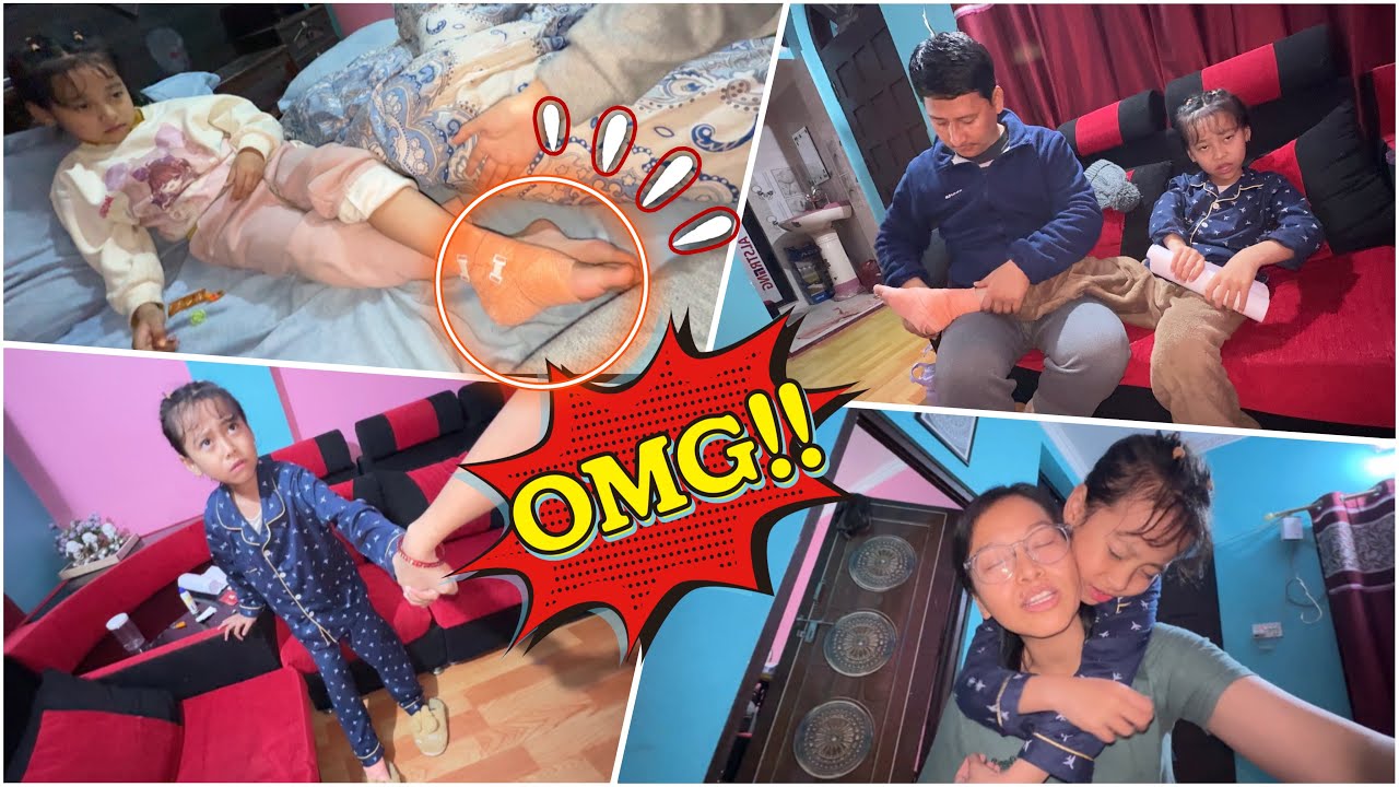 she is injured 😱| kasari bhayo yesto AANIE sanga