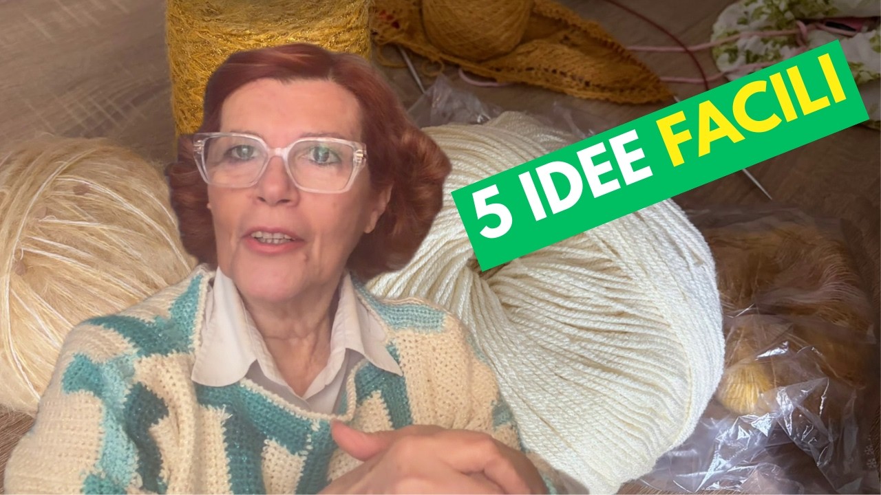 5 Idee all&rsquo;Uncinetto FACILISSIME (e bellissime!)