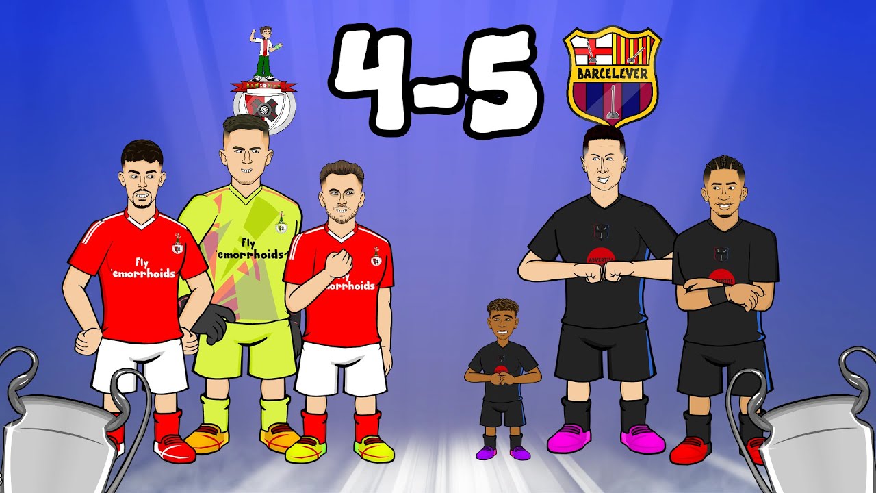 Benfica 4-5 Barcelona - The Song🔥 (UEFA Champions League 24/25 Goals Highlights)