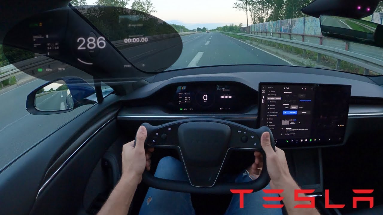 Tesla Model S PLAID 1020PS | TOP SPEED | Track Mode | Drag-Strip-Mode |