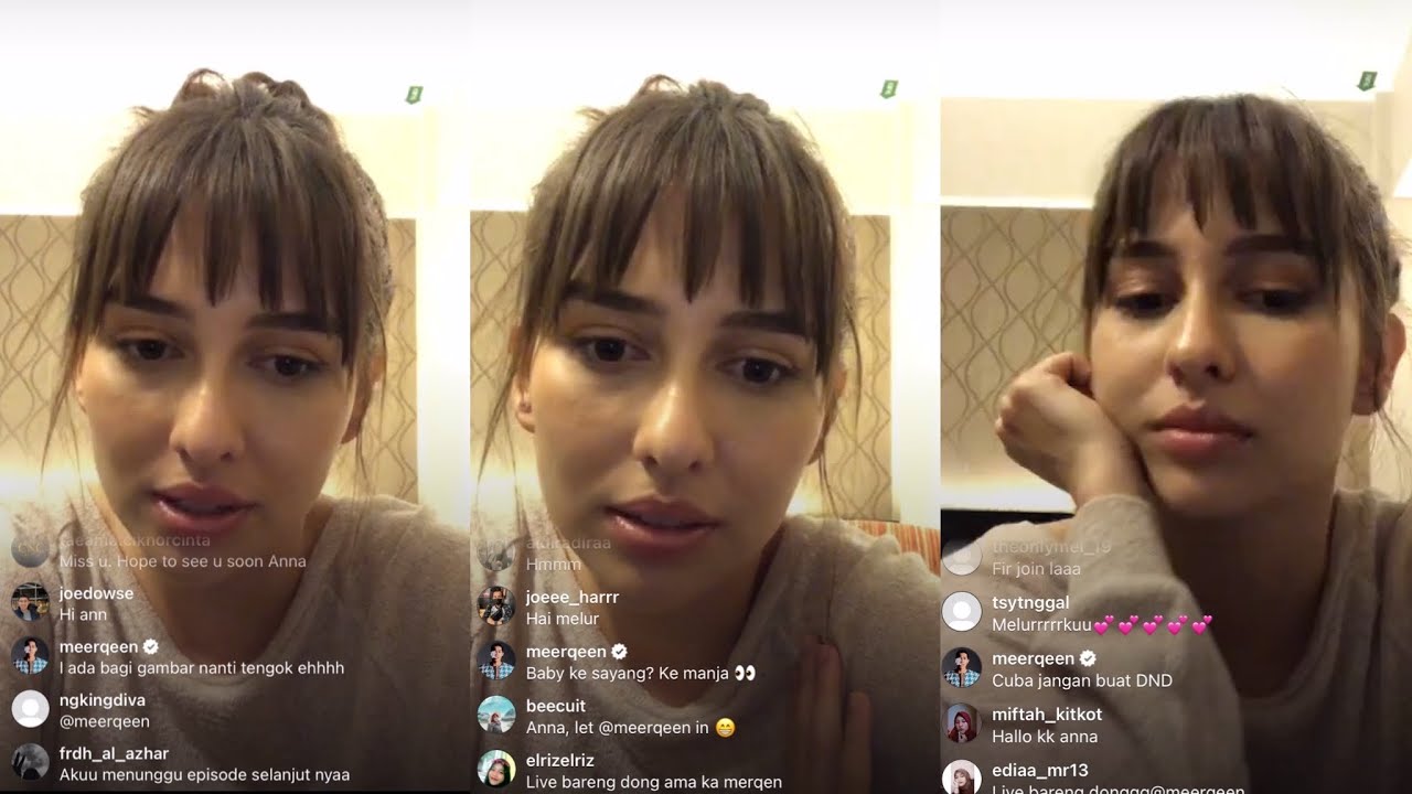 Anna Jobling live instagram di komen meerqeen