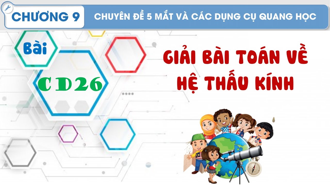 Vật Lý 11 |Chương 9| CD26: GIẢI BÀI TOÁN VỀ HỆ THẤU KÍNH