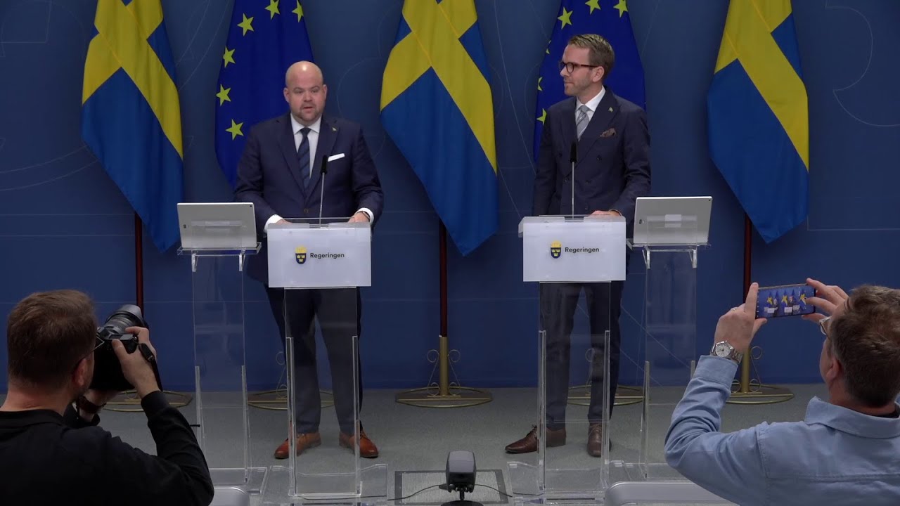 Presstr&auml;ff med Peter Kullgren och Andreas Carlson