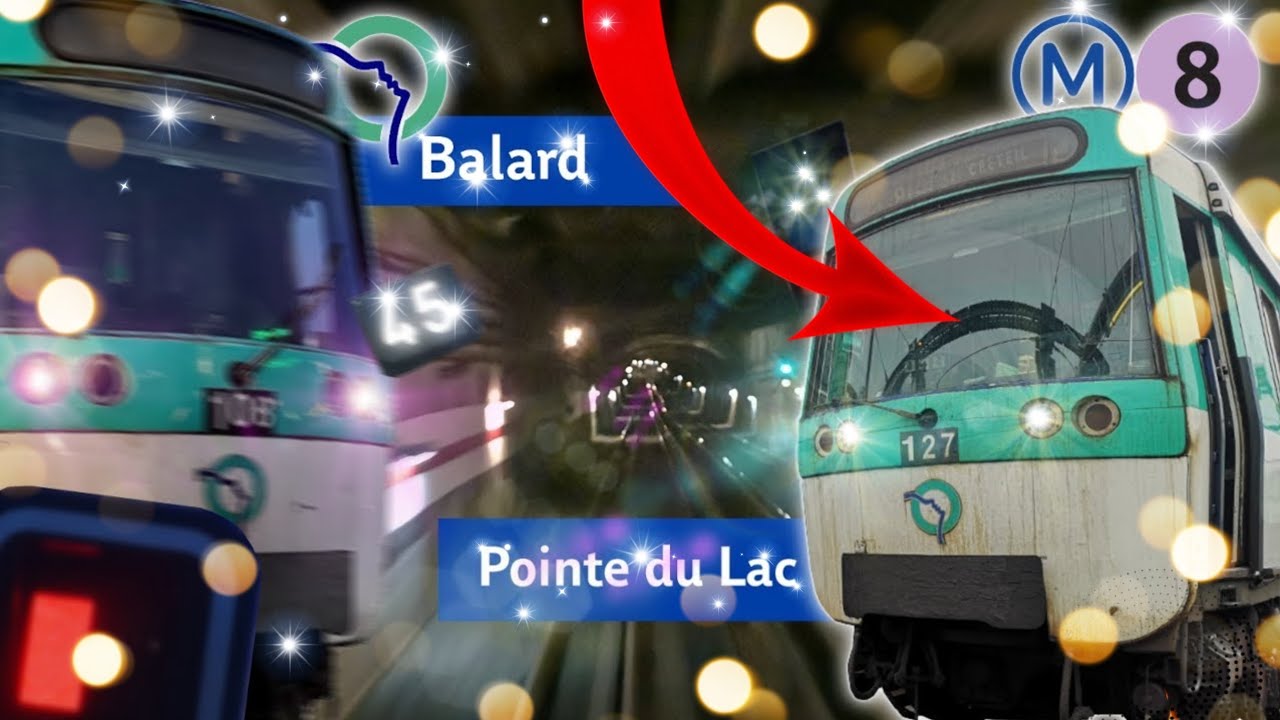 Vlog #9 RATP ▶ En CABINE METRO Parisien sur la Ligne 8 du Metro (C'est DINGUE !) !
