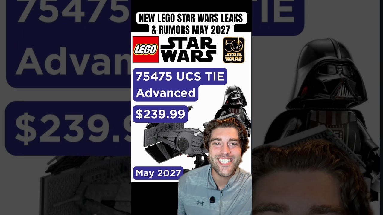 Новые утечки и слухи о Lego Star Wars 2027 года! #lego #starwars #legostarwars #ytshorts