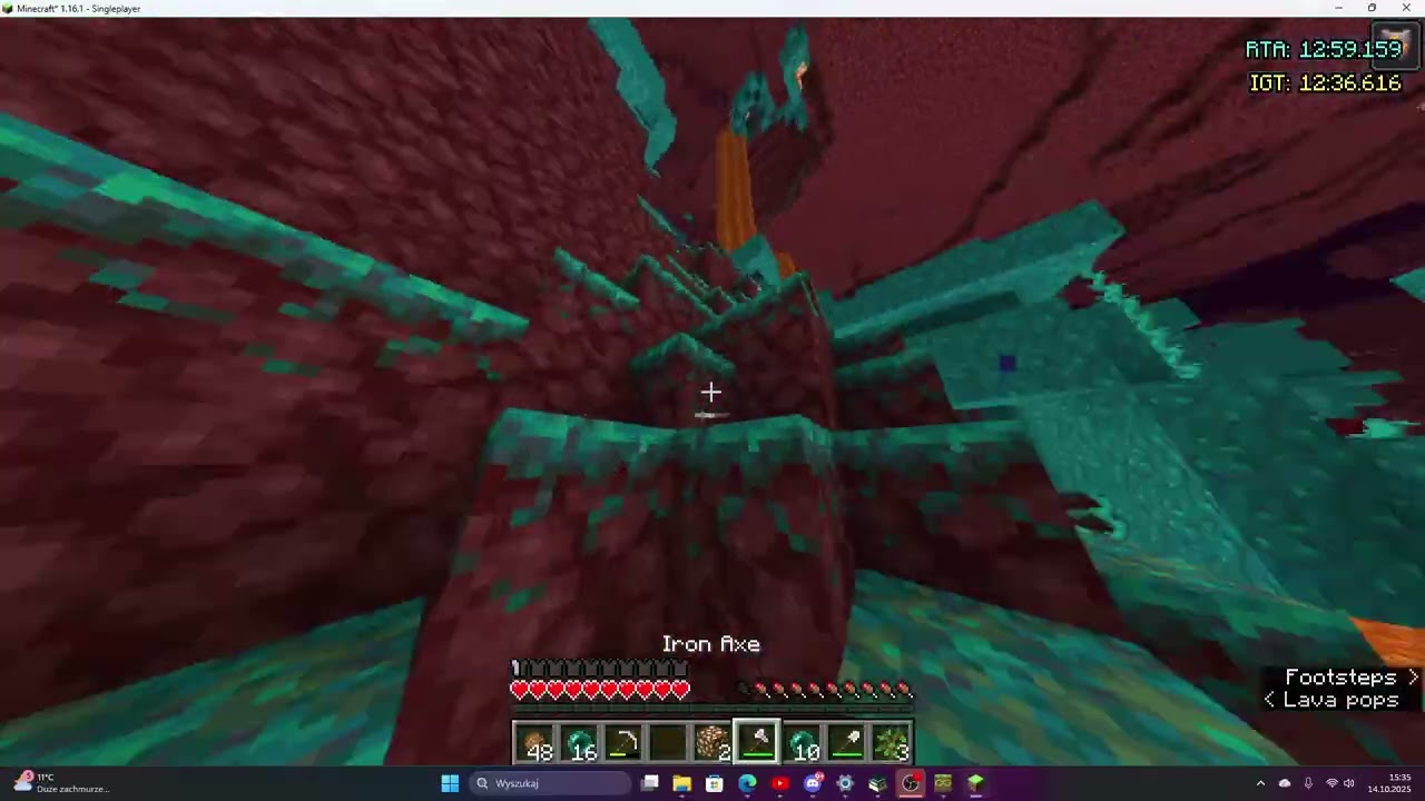 Minecraft Speedrun 26:31 (Perfect overworld)