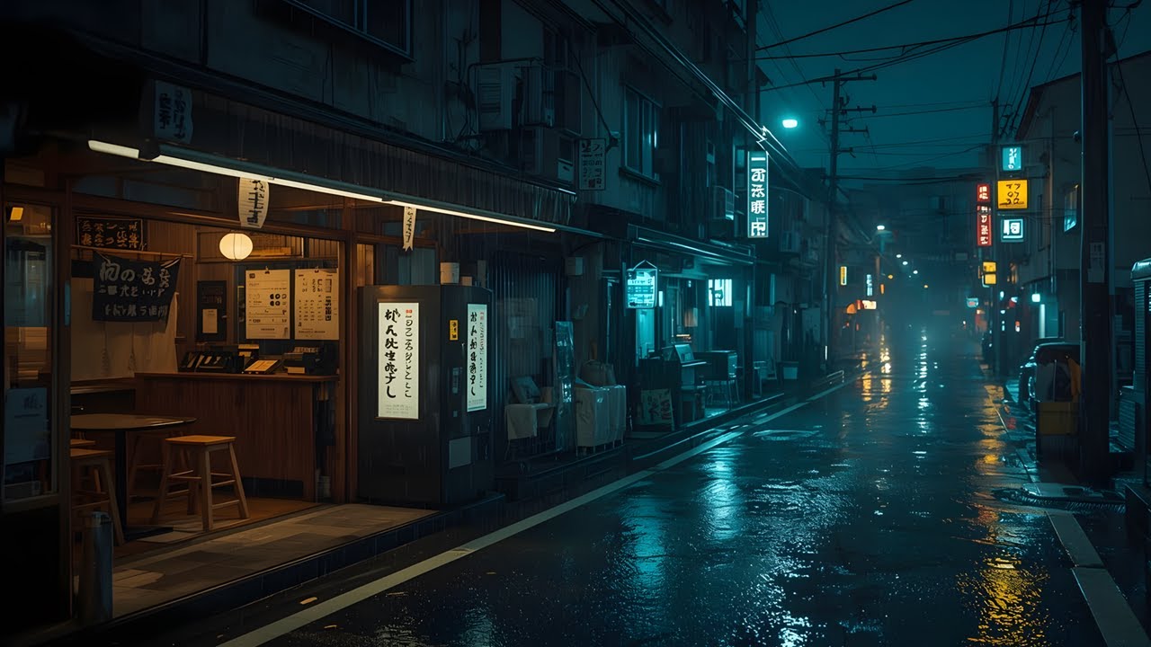 Tokyo After Midnight 🌙 Chill Rain Lofi for Sleep & Relaxation