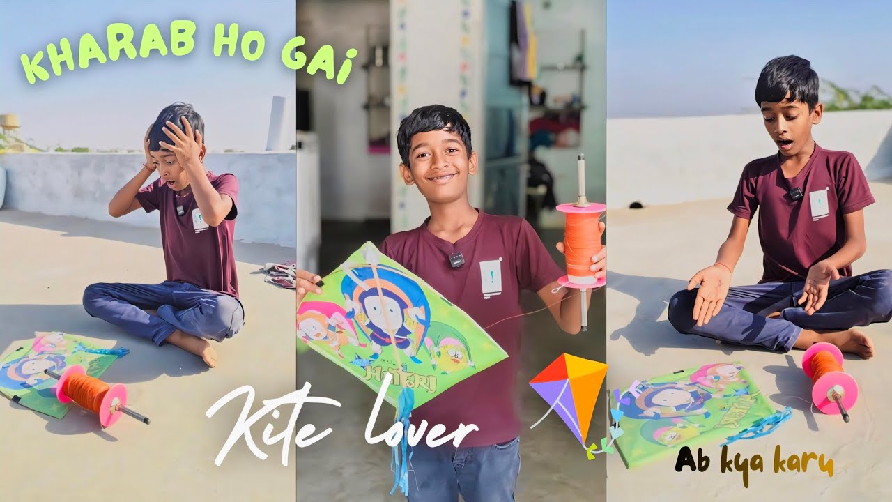 Fati kite se 16 kite kat di 🪁 || kite fighting vlog 👍🏻🪁