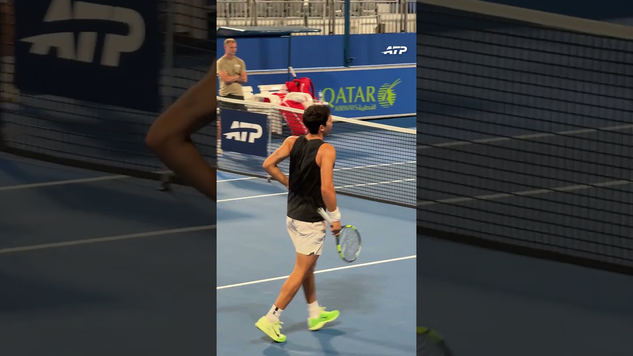 High Intensity Alcaraz Practice 😮&zwj;💨