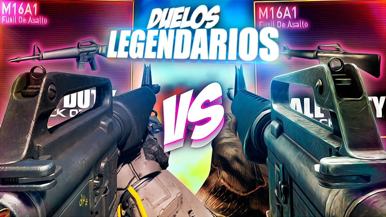 M16 (BO3) VS M16 (BO) | DUELOS LEGENDARIOS EN CALL OF DUTY
