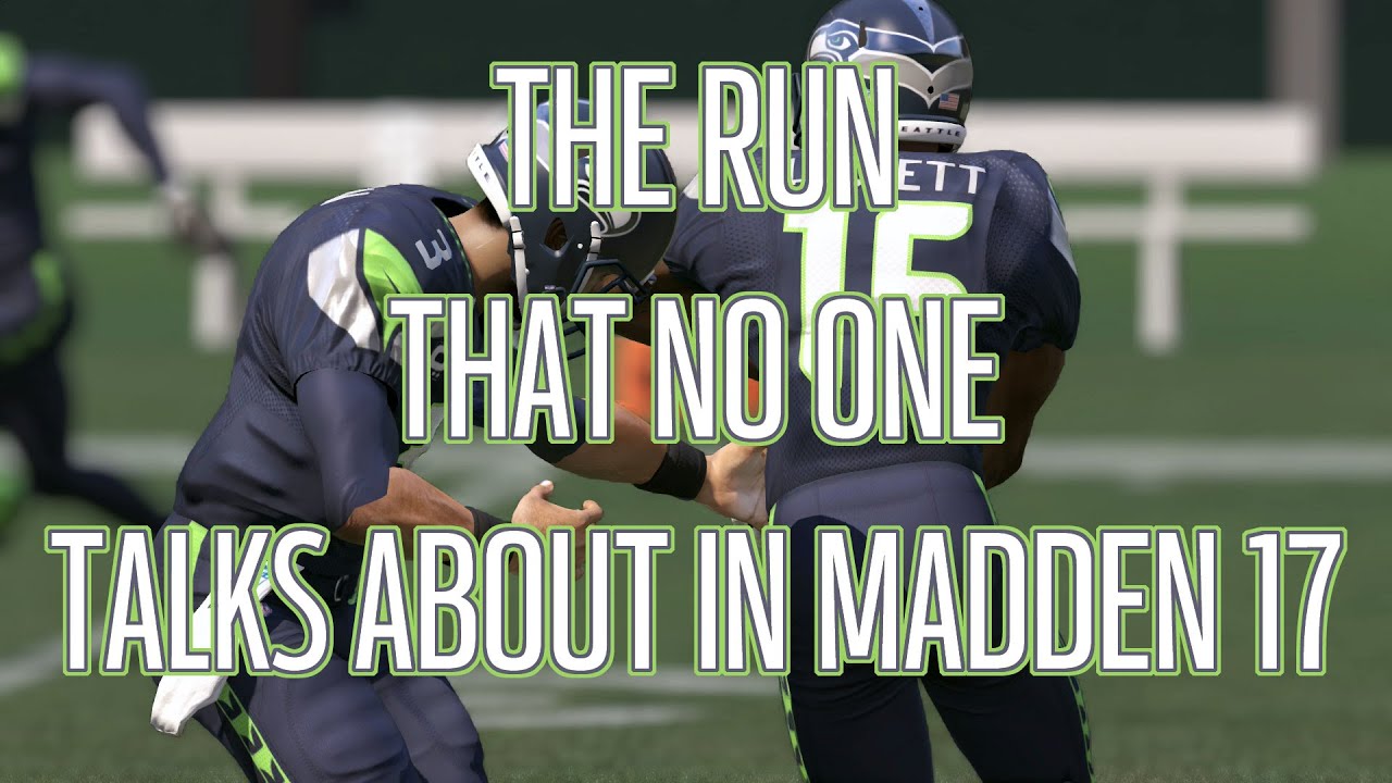 Madden 17 - The Best Run NO ONE Talks About | WR Quick