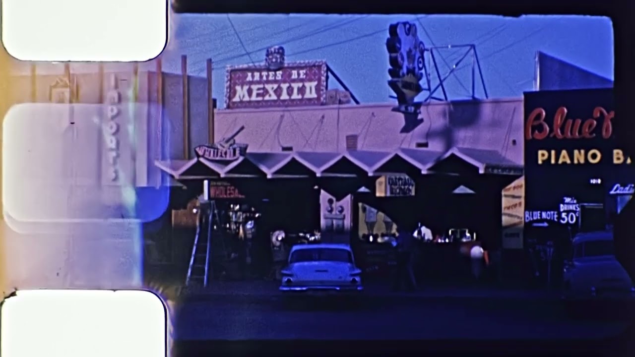 1951-1960s 8mm Films - TIJUANA, Baja Mexico - Revolucion Businesses