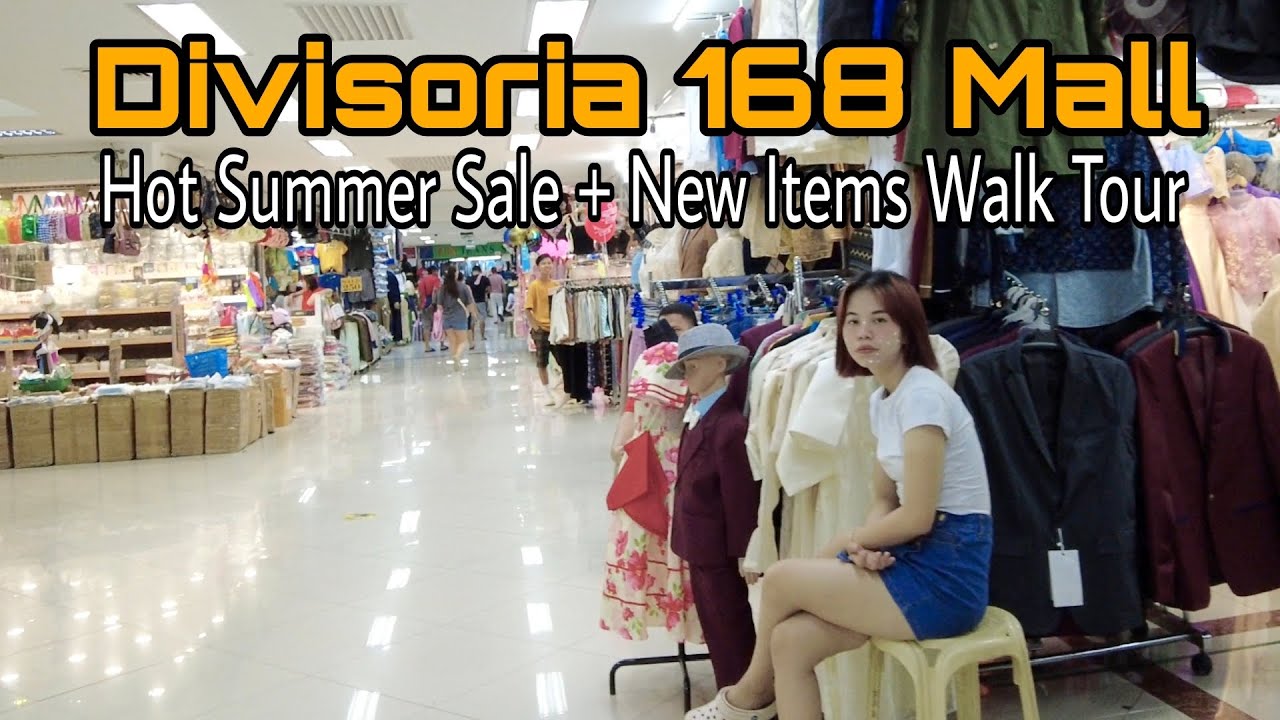 [4K] Hot Summer SALE 168 MALL Divisoria Tondo Manila | Bargain Chippest Price Mall Tour