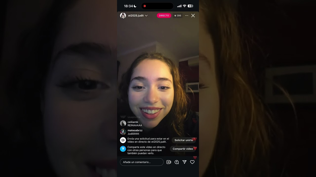 Directo Instagram Judit 21 Diciembre OT 2025
